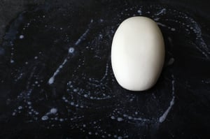 bar soap black background