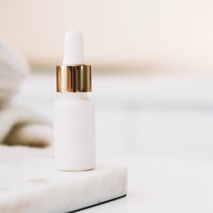 white serum bottle square