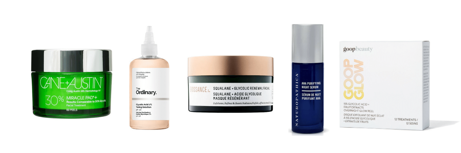 Chemical Excoliation skincare products