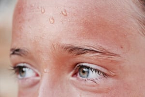 sweaty child