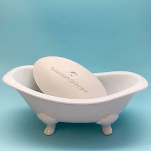 white bar soap