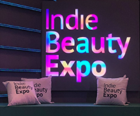 New York City's Indie Beauty Expo 2018 welcome sign