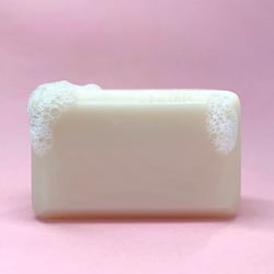 bar soap with bubbles