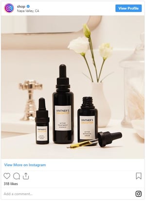 Instagram Shop - skincare