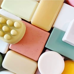 colorful bar soaps