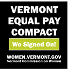 We Signed - Vermont Equal Pay Compact