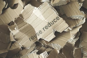 reduce reuse recycle cardboard