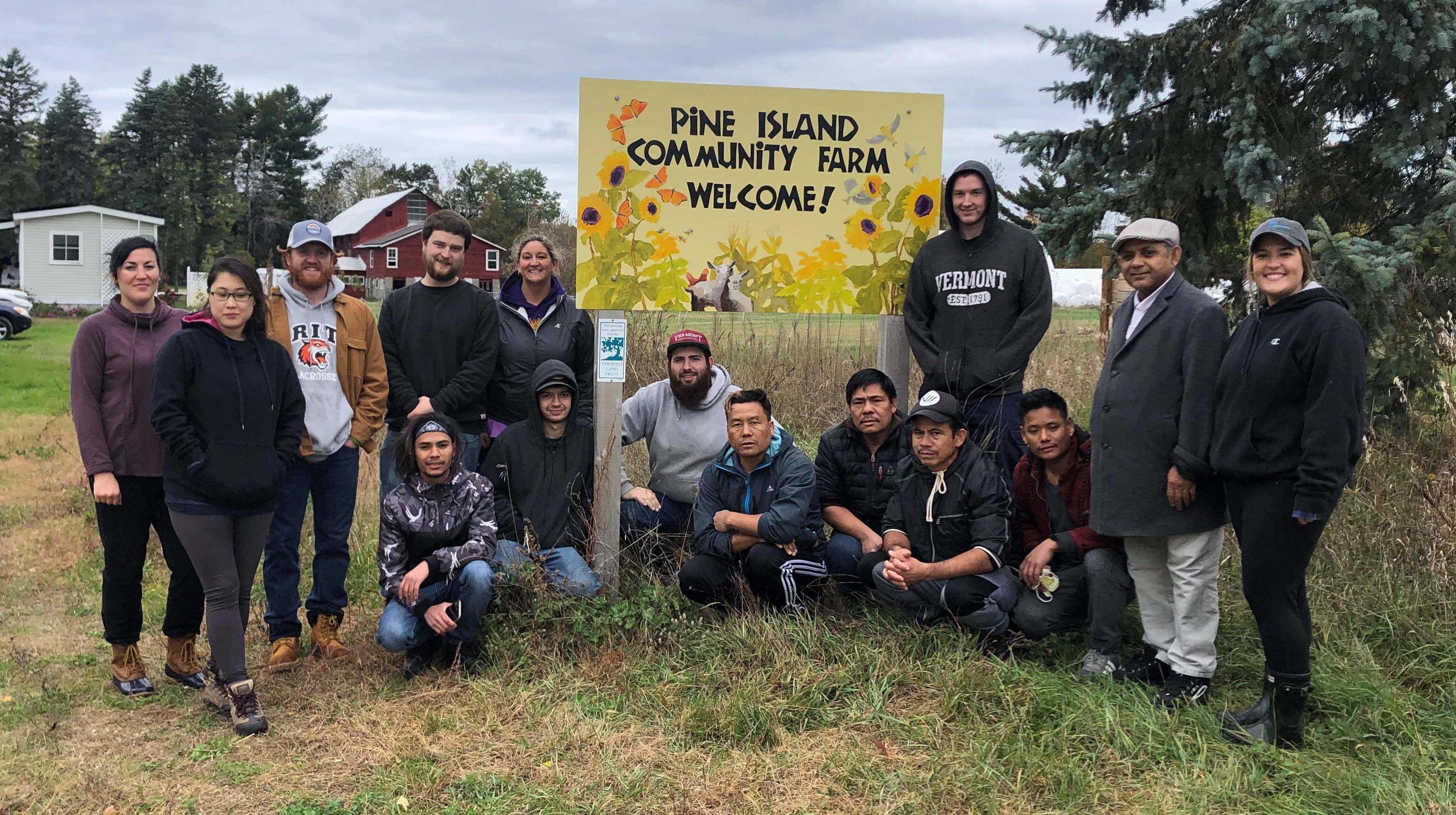 Twincraft Volunteer Day at Pine Island Farm