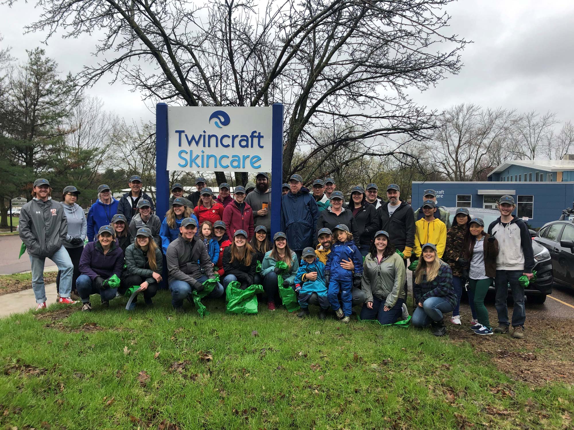 Twincraft Skincare hosts "Clean Up & Green Up" event for VT Green Up Day