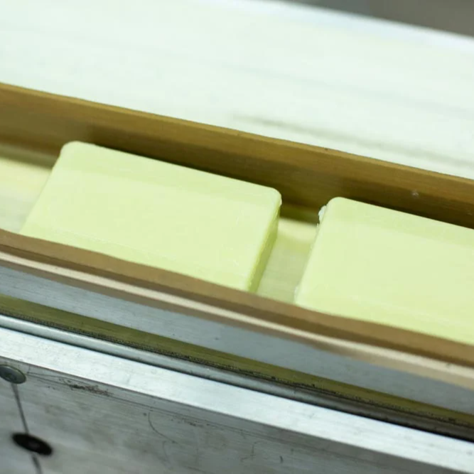 green bar soap on the line